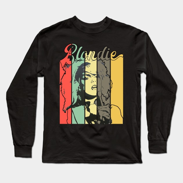 Blondie Retro Color Long Sleeve T-Shirt by wsyiva